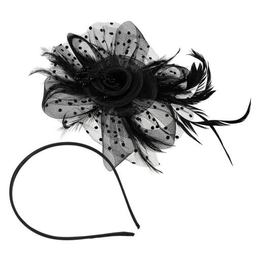 Conjunto Chapéus Fascinator Véu Topos Para