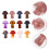 12 Unidades Mini Decorativo Cogumelos 11
