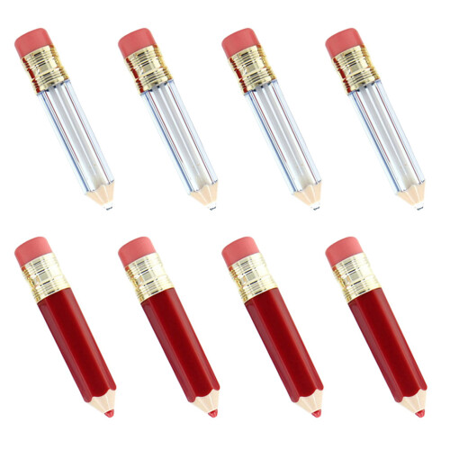 8 Unidades Labial Recarregáveis Lápis