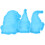 3 Unidades Silicone Duende Páscoa Pingente Chave Enfeite 5