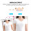 2 Pares De Almofadas De Ombro Silicone Antiderrapantes 10