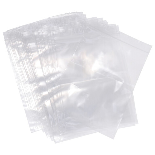 100 Unidades Saco Vedação Pe Com Transparente Reciclável