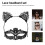 1Set Schwarzer Spitzenhaarreif Modisches Party Cosplay Accessoire 4