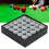 50 Stück Pool-Queue-Spitzen, Leder, 11