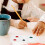 6 unidades de paletas brancas com 6 compartimentos para e pintura 4