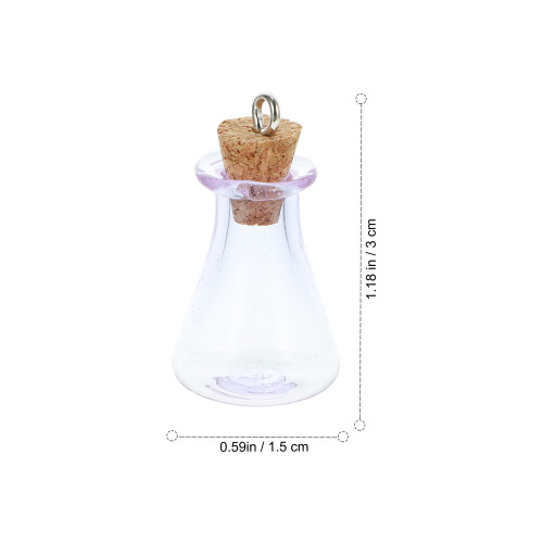 mini frascos de para desejos com tampas de cortiça diy 1