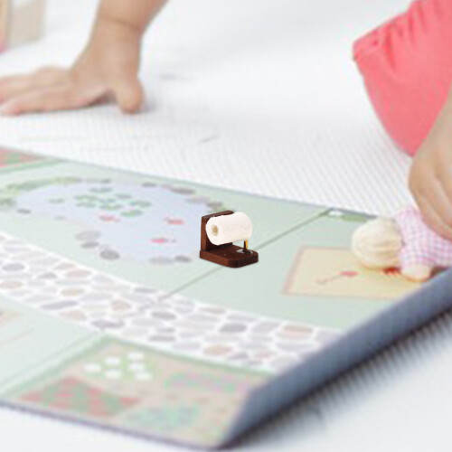 Rolo Higiênico Miniatura Para De Bonecas 2