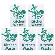 5 Unidades Adesivos Para Classificação E Reciclagem De Lixo