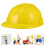 9Pcs Capacete De Construção Infantil Brinquedo Para 10