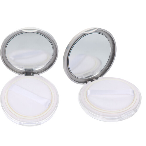 2Pcs Portátil Para Pó com Peneira e Esponja 1