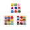 3Pcs Pranchas Educativas Encaixe Blocos 9