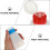 4Pcs Dispensadora Push Down Para Álcool Com Fechadura 10