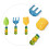 3Pcs Set Beach Sand And Garden Digging Tools For Kids 7