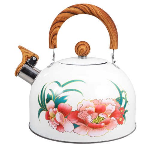 Bule De Floral Metal Para Cozinha 1