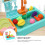 Conjunto De Brinquedo Louça Elétrica Simulação Cozinha 6
