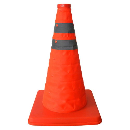 Multifunction Parking Cones Foldable 40cm With Reflective Stripe Road Safety Cones 2
