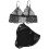 1Conjunto Body De Preto Para Ajustável 1