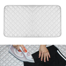 Ironing Mat, Ironing Board, Small, Travel, 48 x 85 cm,, Foldable Cotton, Heat Resistant