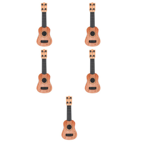 5Stk Kunststoff Ukulele 4- Kinder Musikinstrument 2
