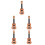 5Stk Kunststoff Ukulele 4- Kinder Musikinstrument 6