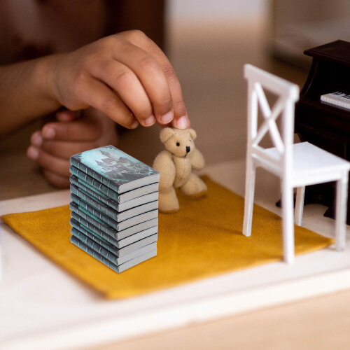 10 Unidades Mini Livros De Para Estante 2
