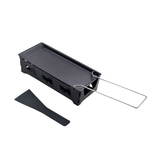 Conjunto Portátil Grelha Antiaderente Para E (Preto) 2