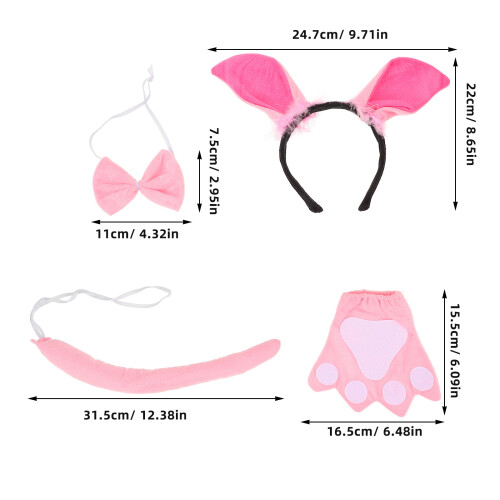 Conjunto De De Animal , Acessório De Cosplay E Decoração 1