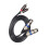 1,5 M Macho Para XLR Macho Adaptador Preto 6