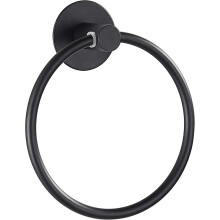 Anillo para toallas de estilo moderno, acero inoxidable, resistente a la corrosión, fácil instalación, montaje en pared para baño y cocina.