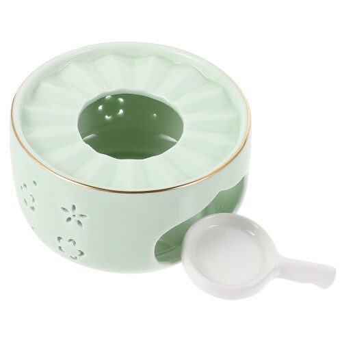 Conjunto Aquecedor De Cerâmica Com Base Para Verde Claro 2