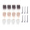 1 Set Pre Cut Artificial Gnome Beard Diy Making Supplies 11