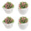 4Pcs Miniatura Bonsai Para Casa De Bonecas Artificial 1