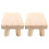 2pack Child Footstool Wood Easy Movement For Bathroom Use 11