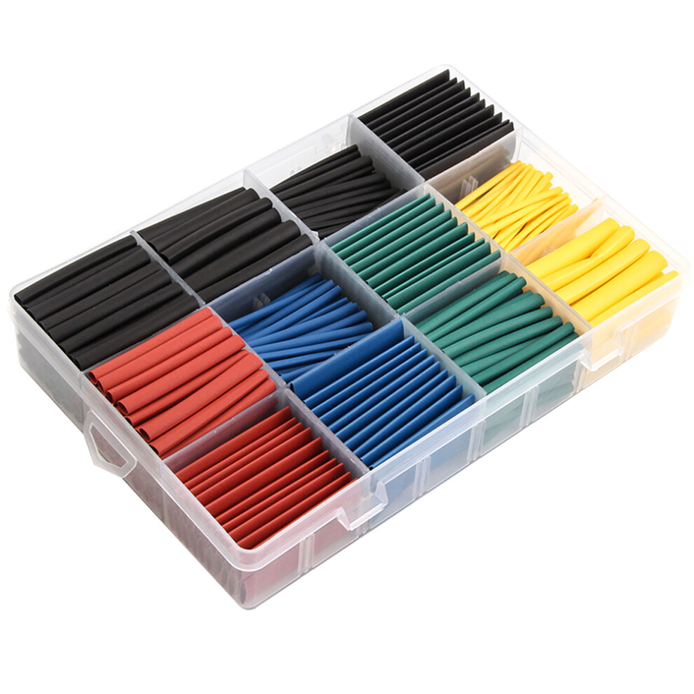 530Pcs Heat Shrink Tubing Polyolefin T Bush Wrap For Home Studio 3572456816766