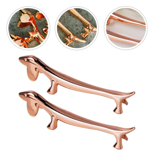 2 Peças -Chopsticks De Metal De Cachorro 2