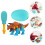 Conjunto De Brinquedo Plástico Com 10