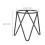 2Pcs Suporte De Bola De Metal Geométrico Para 2