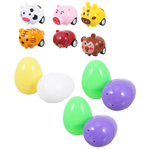Conjunto De De Páscoa Brinquedo Carro Desenho 2