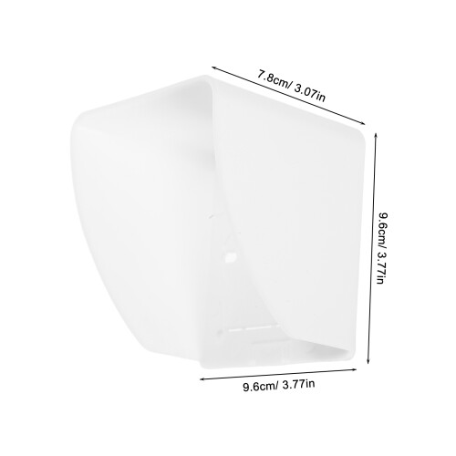 Waterproof Electrical Box Cover Sleek White Design 4pcs 1