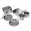 conjunto panelas 6 peças aço para 3-4 pessoas 1