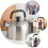 1 4,5 L Aço Inoxidável Com 11