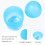 1 Set 2Pcs Hair Perm And Dye Mixing Cups For 6