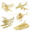 5 Unidades -Cabeça 3D Avião 2