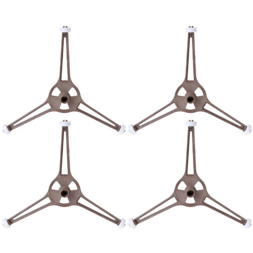 4 Pcs Giratórias Para Micro- Suporte Prato 1