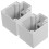 2Pcs Outdoor Electrical Box Splash Proof Extension Cord Cover 10