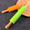 2Pcs Rolo De Madeira Silicone Para Massas Antiaderente Para Assar 5