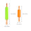 2Pcs Rolo De Madeira Silicone Para Massas Antiaderente Para Assar 2