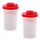 2 Frascos Para Temperos, Para Pimenta E Moedor Portátil 1