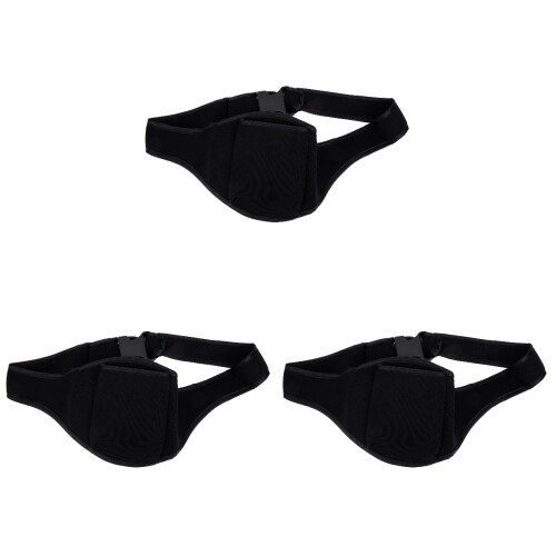 3Pz Custodia Microfono Nera Da Cintura Per Yoga E Ciclismo 1
