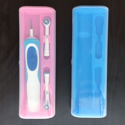 Universal Para Escova Elétrica, Estojo Portátil De (Rosa) 2